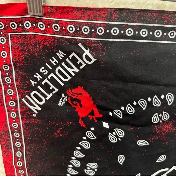 Pendleton Whiskey bandana hanker-chief western cowboy - Picture 2 of 5